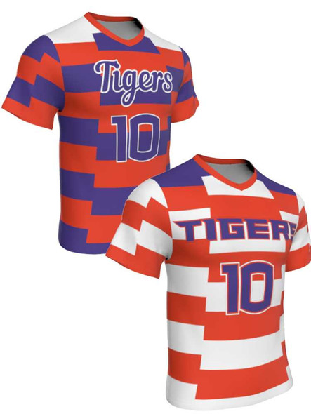 Mens/Youth "First Strike" Custom Sublimated Reversible Short Sleeve Lacrosse Game Jersey Short Sleeve All Sports Uniforms