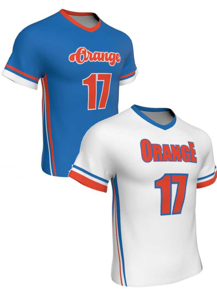 Mens/Youth "Shadow Pack" Custom Sublimated Reversible Short Sleeve Lacrosse Game Jersey Short Sleeve All Sports Uniforms