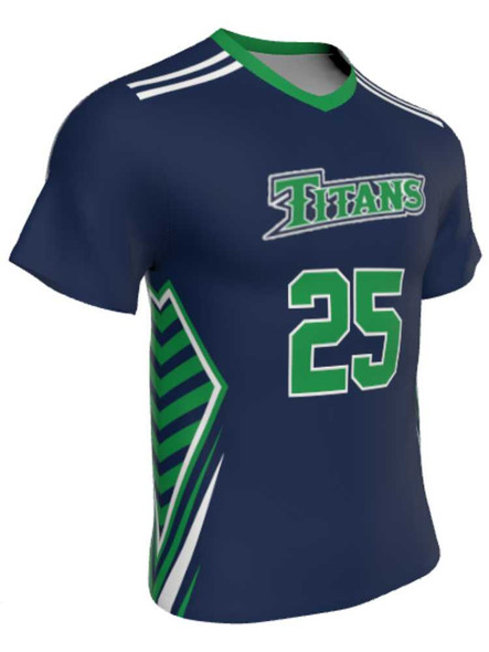 Mens/Youth "Pack Leader" Custom Sublimated Short Sleeve Lacrosse Game Jersey Short Sleeve All Sports Uniforms