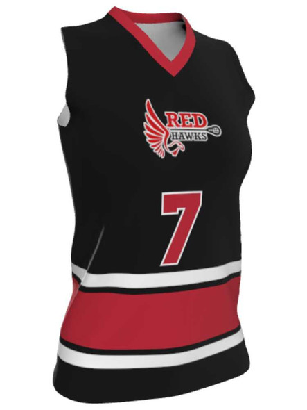 Dawg - Ladies/Girls "Fast Lane" Custom Sublimated Sleeveless Lacrosse Game Jersey Sleeveless All Sports Uniforms