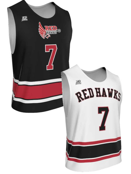Dawg - Mens/Youth "Fast Lane" Custom Sublimated Reversible Standard Shoulder Sleeveless Lacrosse Practice Jersey Reversible Standard Shoulder All Sports Uniforms