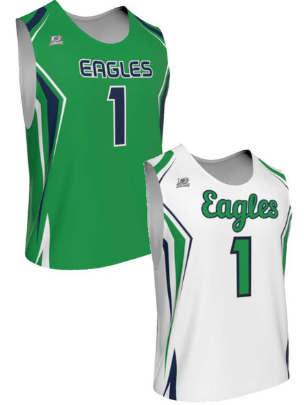 Dawg - Mens/Youth "Full Speed" Custom Sublimated Reversible Standard Shoulder Sleeveless Lacrosse Practice Jersey Reversible Standard Shoulder All Sports Uniforms