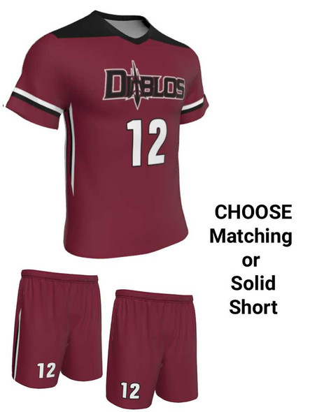 Dawg - Mens/Youth "Bite Back" Custom Sublimated Short Sleeve Lacrosse Uniform Short Sleeve All Sports Uniforms