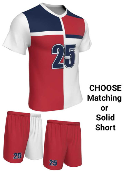Dawg - Mens/Youth "Breakaway" Custom Sublimated Short Sleeve Lacrosse Uniform Short Sleeve All Sports Uniforms