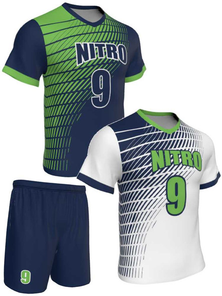 Dawg - Mens/Youth "Frontline" Custom Sublimated Short Sleeve Reversible Lacrosse Uniform Reversible Short Sleeve All Sports Uniforms