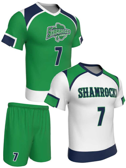 Dawg - Mens/Youth "Earned" Custom Sublimated Short Sleeve Reversible Lacrosse Uniform Reversible Short Sleeve All Sports Uniforms