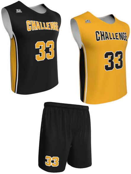 Dawg - Mens/Youth "Relentless" Custom Sublimated Wide Shoulder Reversible Lacrosse Uniform Reversible Wide Shoulder All Sports Uniforms