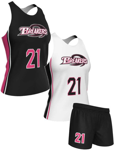 Dawg - Ladies/Girls "Relentless" Custom Sublimated Reversible Lacrosse Uniform Set Ladies Practice Uniforms All Sports Uniforms