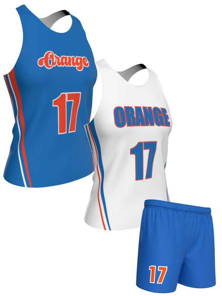 Dawg - Ladies/Girls "Shadow Pack" Custom Sublimated Reversible Lacrosse Uniform Set Ladies Practice Uniforms All Sports Uniforms