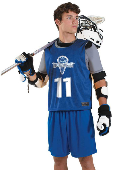 Adult/Youth "Faceoff" Reversible Lacrosse Pinnie Set Mens All Sports Uniforms