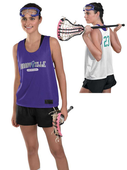 Ladies "Faceoff" Reversible Lacrosse Pinnie Ladies All Sports Uniforms