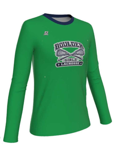 Dawg - Ladies "Dawg 2" Custom Sublimated Lacrosse Warm Up Shirt Warm Up Shirts All Sports Uniforms