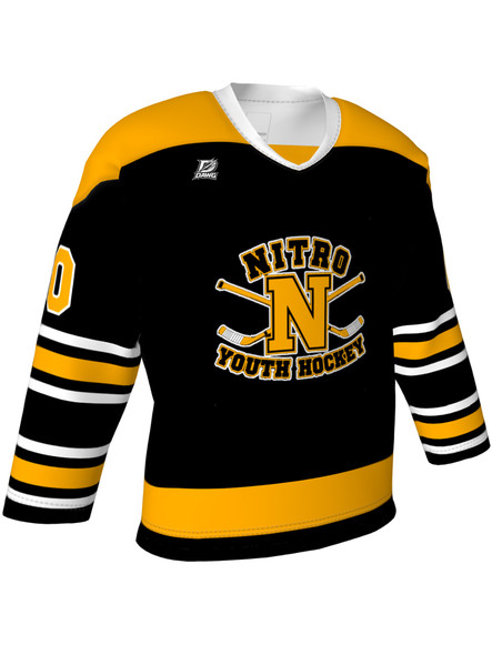Dawg - Adult/Youth "Top Dawg" Custom Sublimated V-Neck Yoked Hockey Jersey