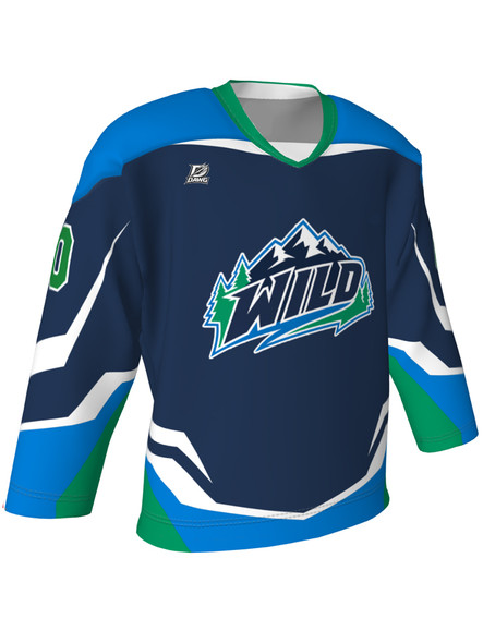 Dawg - Adult/Youth "Chain Breaker" Custom Sublimated V-Neck Yoked Hockey Jersey