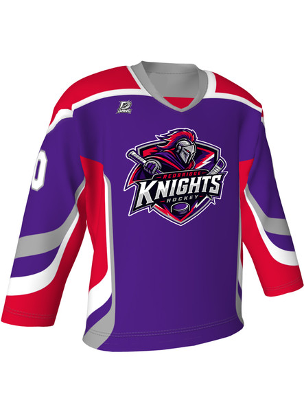 Dawg - Adult/Youth "Slapshot" Custom Sublimated V-Neck Yoked Hockey Jersey