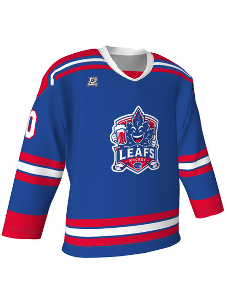 Dawg - Adult/Youth "New York Dawg" Custom Sublimated V-Neck Yoked Hockey Jersey