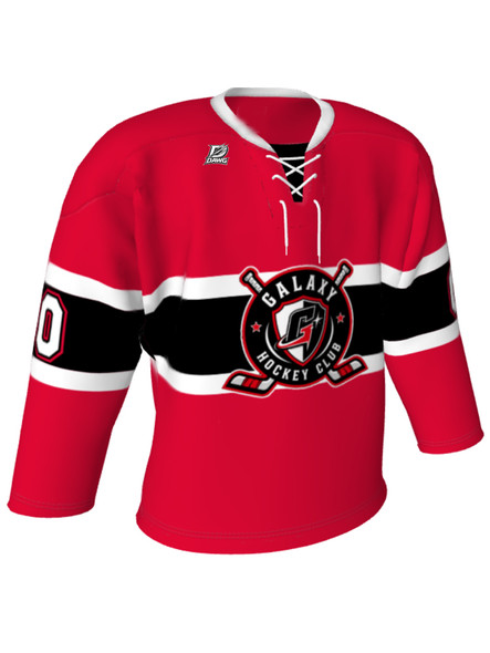 Dawg - Adult/Youth "Center Ice" Custom Sublimated Laced Yoked Hockey Jersey