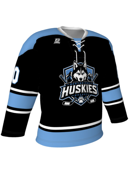Dawg - Adult/Youth "One Timer" Custom Sublimated Laced Yoked Hockey Jersey