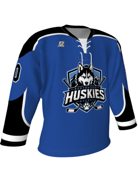 Dawg - Adult/Youth "Top Shelf" Custom Sublimated Laced Yoked Hockey Jersey