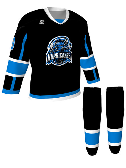 Dawg - Adult/Youth "Los Angeles Dawg" Custom Sublimated V-Neck Non-Yoked Hockey Jersey + Socks