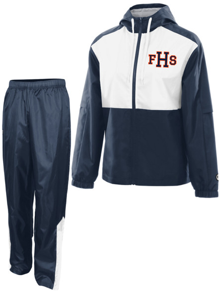 Womens Champion "Allegiant" Full Zip Warm Up Set
