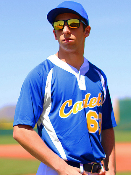 "Hitting Streak" Two-Button Baseball Jersey
