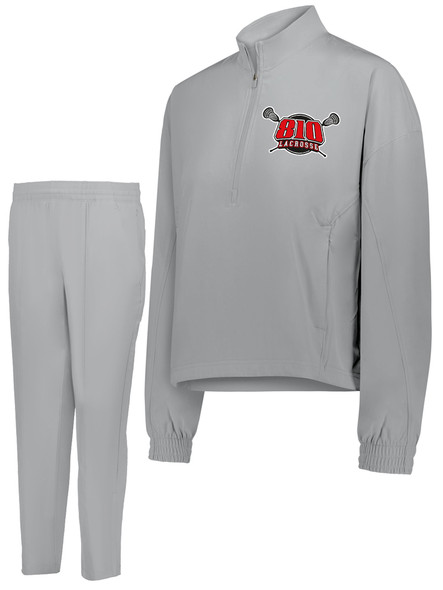 Womens "Pinnacle Stretch" 1/2 Zip Pullover Warm Up Set