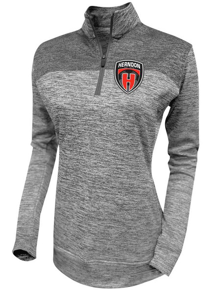 Womens "Intensity" Performance Wicking 1/4 Zip Pullover Womens All Sports Uniforms
