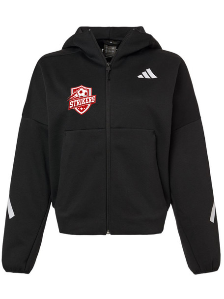 Women Adidas "Z.N.E" 9.7oz 43/57 Full Zip Hoodie