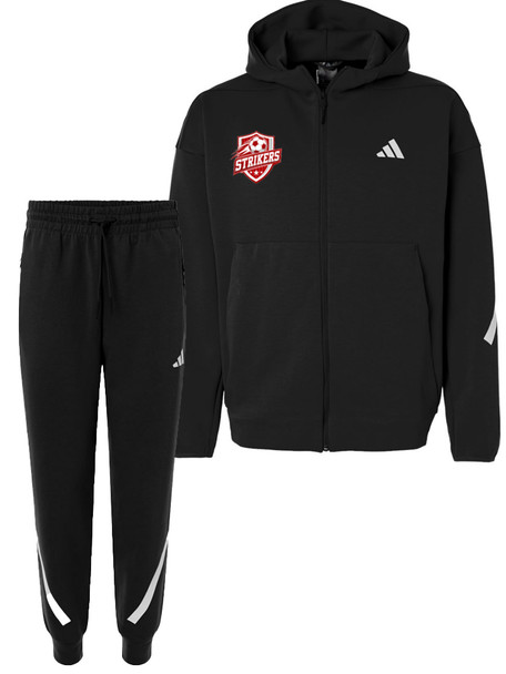 Adult Adidas "Z.N.E" 9.7oz 43/57 Full Zip Hoodie Set