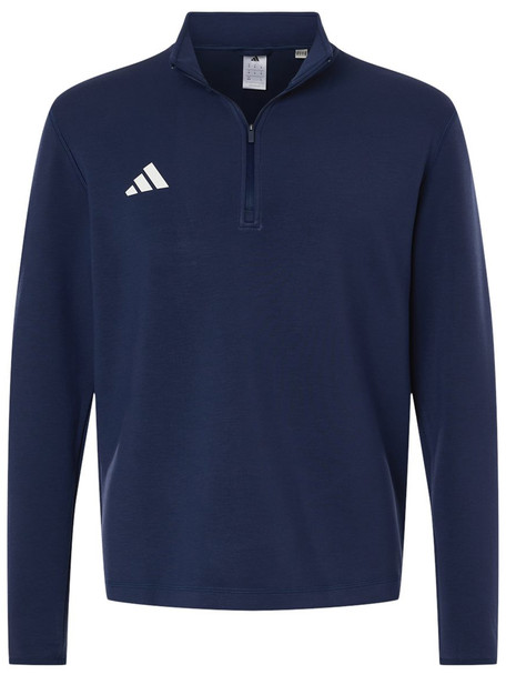 Adult Adidas "3 Stripe" 1/4 Zip Pullover