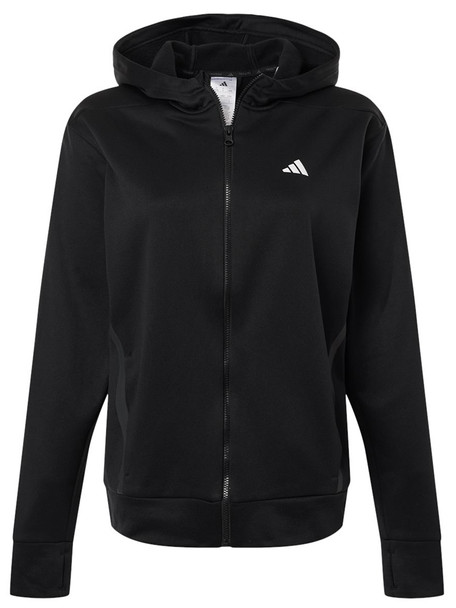 Womens Adidas "Game & Go" Performance Wicking Full Zip Hoodie