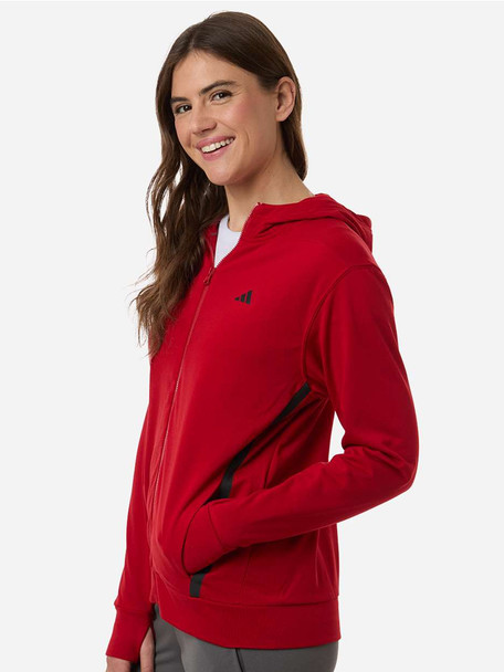 Womens Adidas "Game & Go" Perfromance Wicking Full Zip Hoodie Set
