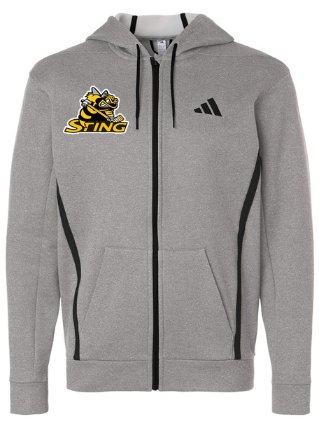 Adult Adidas "Game & Go" Performance Wicking Full Zip Hoodie