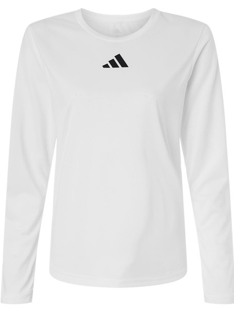 Womens Adidas "Classic" Performance Wicking Long Sleeve Tee