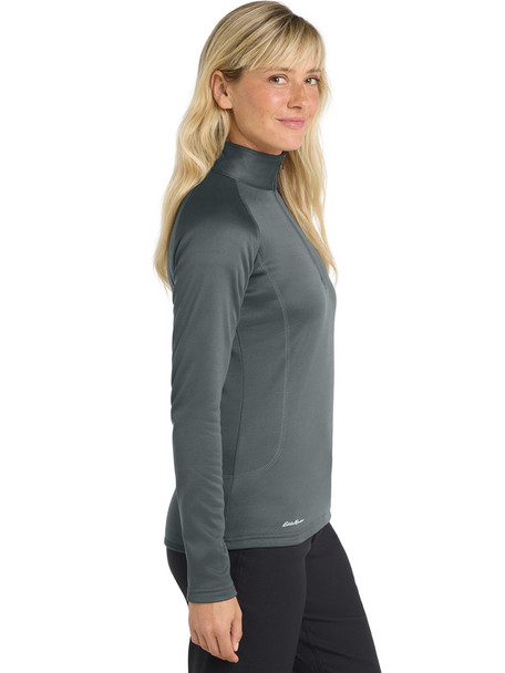 Womens Eddie Bauer "Smooth Fleece" 1/2 Zip Pullover
