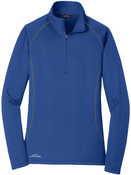 Womens Eddie Bauer "Smooth Fleece" 1/2 Zip Pullover
