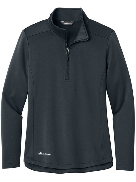 Womens Eddie Bauer "Smooth Mid Layer Fleece" 1/2 Zip Pullover
