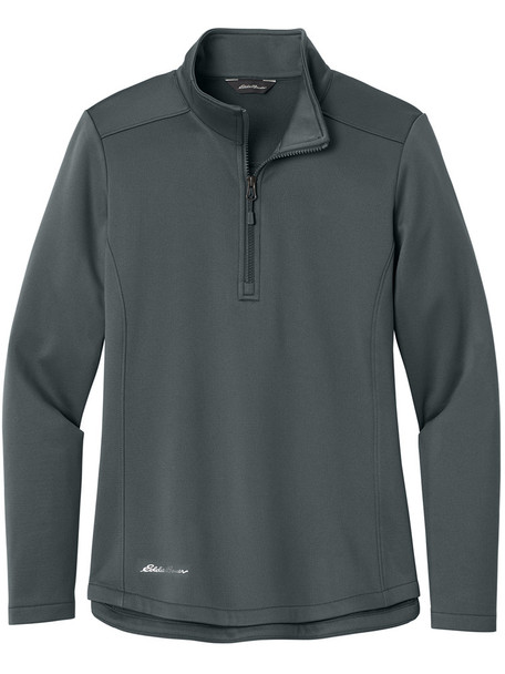 Womens Eddie Bauer "Smooth Mid Layer Fleece" 1/2 Zip Pullover