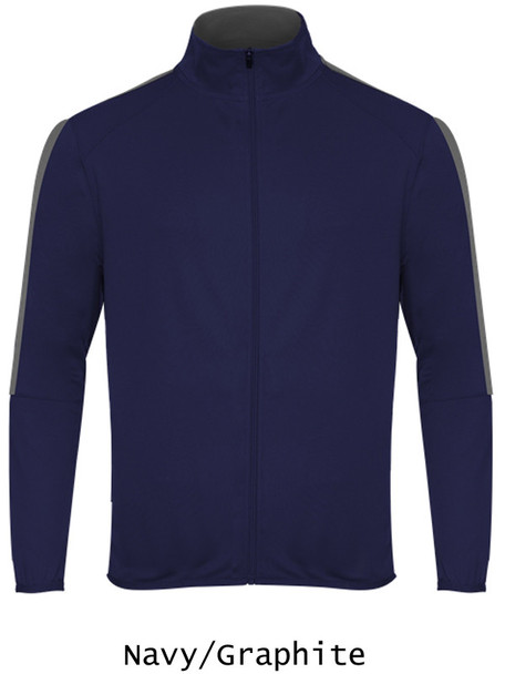 "District" Full Zip Unlined Warm Up Jacket