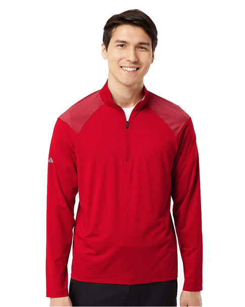 Adidas "Shoulder Stripe" 1/4 Zip Pullover