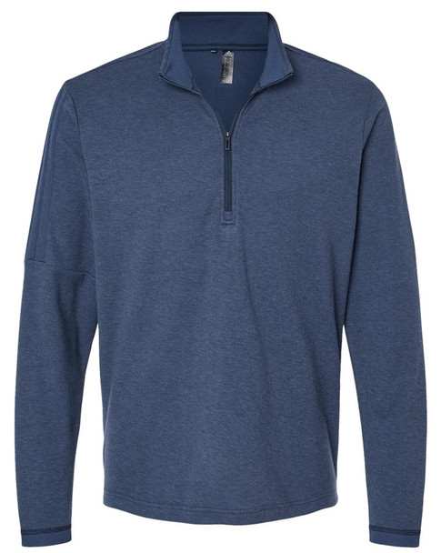 Adidas "3-Stripes" 1/4 Zip Pullover Sweater