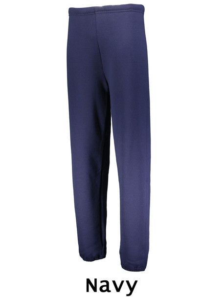 Russell Dri-Power 9.3oz 50/50 Closed Bottom Sweatpant NO POCKETS