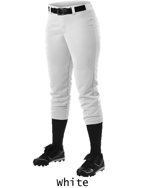 Womens 12 oz Alleson "Baserunner" Low Rise Softball Pants