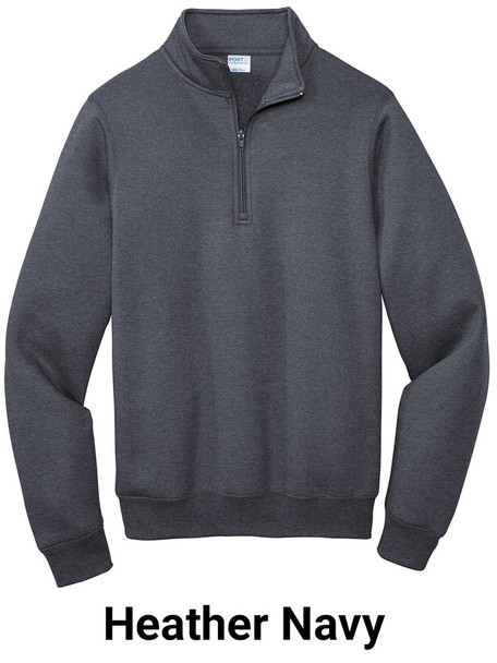 "Unity" 7.8 oz 50/50 Decorated Fleece 1/4 Zip Front Sweatshirt