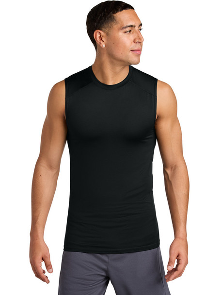 "Dawg" Sleeveless Decorated Compression Shirt