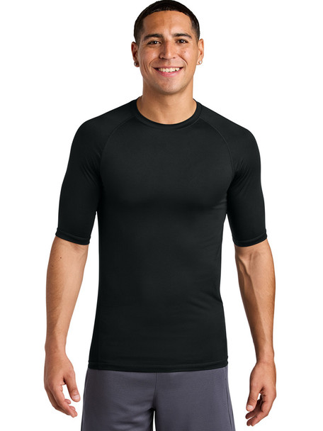 "Dawg" Decorated 1/2 Sleeve Compression Shirt