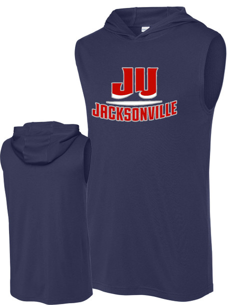 "Sleeveless Competitor" Decorated Sleeveless Hoodie Tee