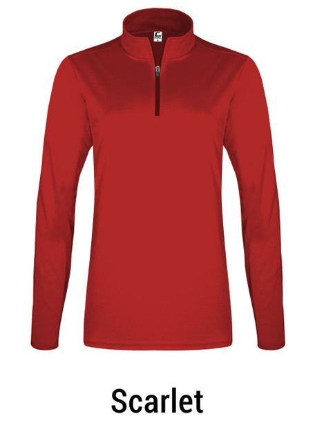 Womens "Sterling" Decorated 1/4 Zip