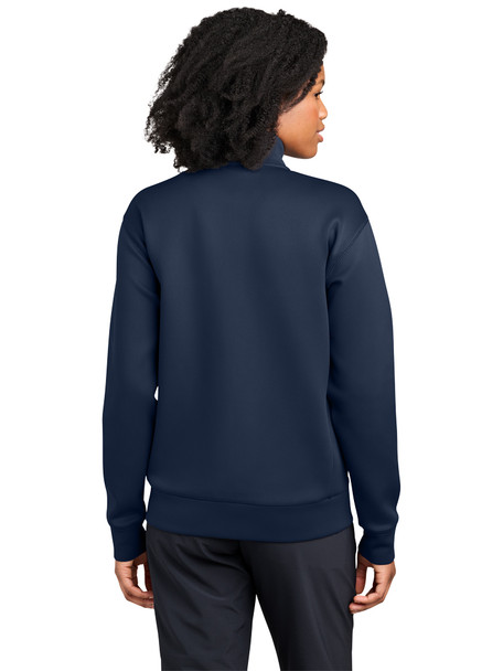 Womens "Pro Stretch" 9.6 oz Performance Wicking Full Zip Warm Up Jacket
